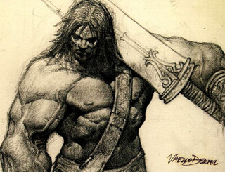 Illustration for article titled What is best in life? Epic Barbarian Art!